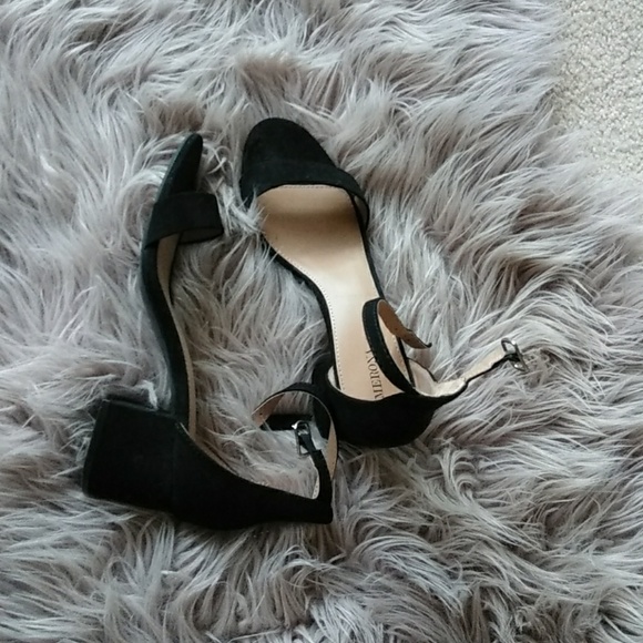 BOTH are $25:Red & black ankle strap open toe - Picture 6 of 6